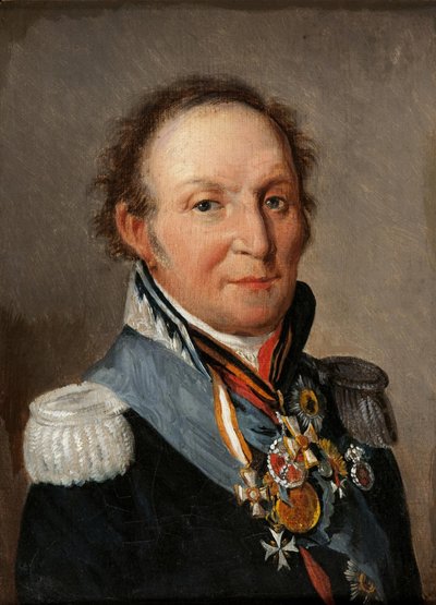 Portrait du maréchal de camp comte Ludwig Adolf Peter de Sayn-Wittgenstein-Ludwigsburg 1769-1843 - Louis Leopold Boilly
