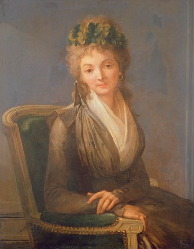 Portrait de Lucile Desmoulins, née Duplessis 1770-1794 - Louis Leopold Boilly