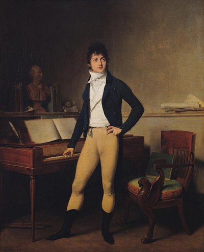 Portrait du compositeur François-Adrien Boieldieu 1775-1834, 1800 - Louis Leopold Boilly