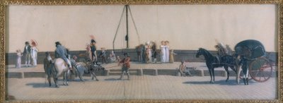 Passage du Pont Royal, vers 1800 - Louis Leopold Boilly