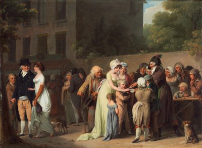 Le tricheur de cartes sur le boulevard - Louis Leopold Boilly