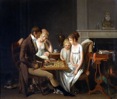 Les Dames Partent Peinture de Louis Léopold Boilly - Louis Leopold Boilly