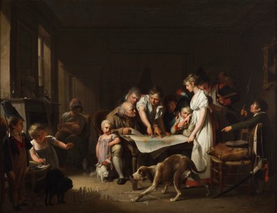 La Lecture du Bulletin de la Grande Armée - Louis Leopold Boilly