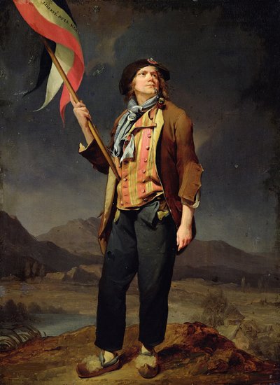 Le chanteur Chenard, en sans-culotte, 1792 - Louis Leopold Boilly