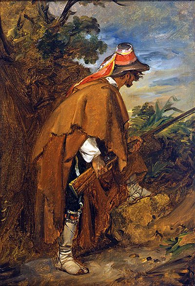Le Bandit, vers 1819-21 (huile sur papier marouflé sur toile) - Louis Leopold Robert