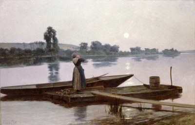 Les Appelant à la Maison pour le Souper - Louis Lepoittevin