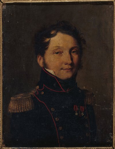 French: Portrait dit du capitaine Jules Raulin - Louis Leopold Boilly