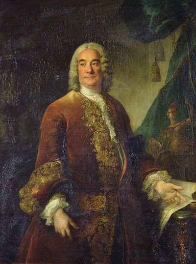 Charles-François-Paul Lenormant Tournehem (1684 - 1751), directeur des bâtiments royaux, vers 1750 - Louis Tocqué
