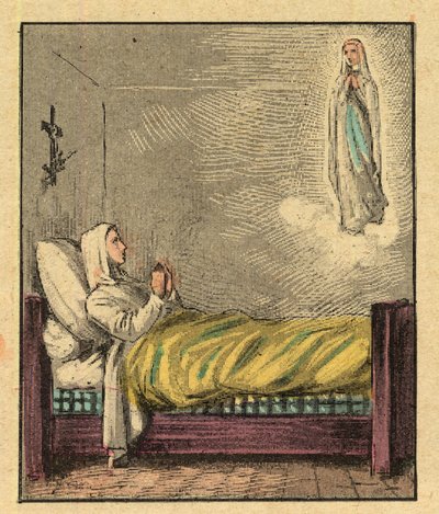 Bernadette Soubirous (1844-1879) - Gravure de 
