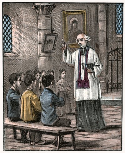 Première Communion, vers 1880 - Louis Maitrejean