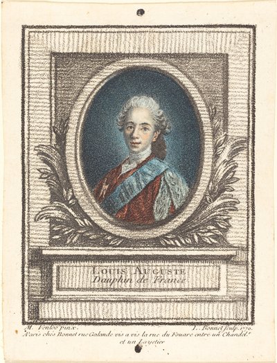 Louis-Auguste, Dauphin de France, 1770 - Louis Marin Bonnet