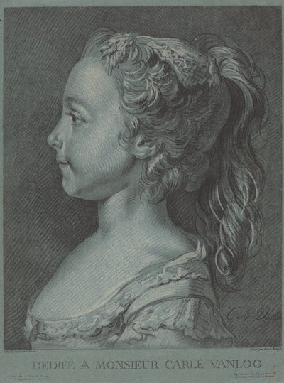 Marie-Rosalie Vanloo, vers 1764 - Louis Marin Bonnet