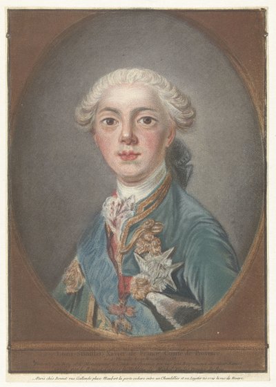 Portrait de Louis Stanislas Xavier de France - Louis Marin Bonnet