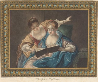 Les beaux musiciens, 1775 - Louis Marin Bonnet
