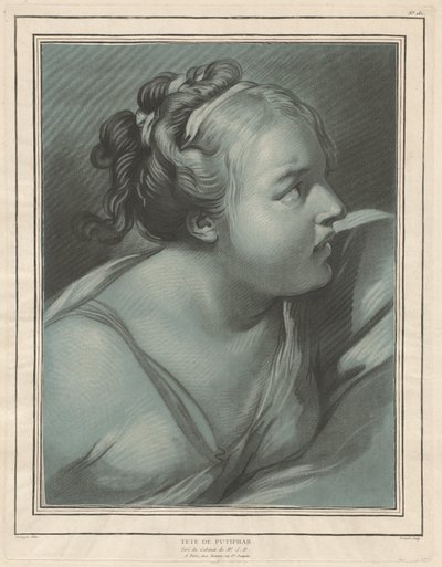 Tête de Putiphar, 1773 - Louis Marin Bonnet