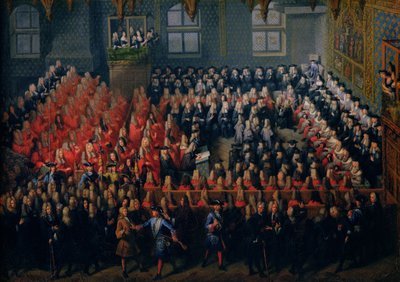 Lit de justice tenu au Parlement de Paris, 12 septembre 1715 - Louis Michel Dumesnil