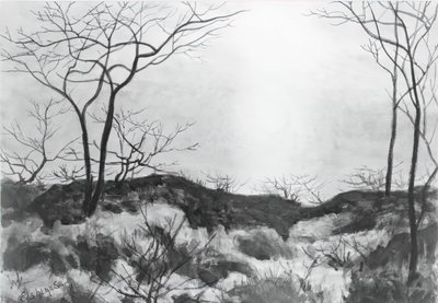 Paysage bleu, vers 1896-1899 - Louis Michel Eilshemius