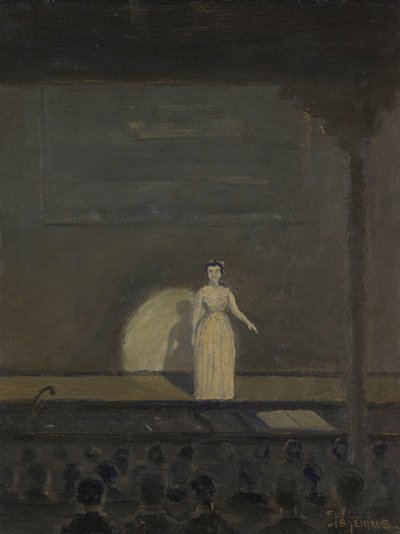 La chanteuse de concert - Louis Michel Eilshemius