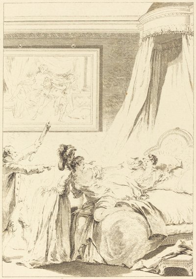 Le gascon puni - Louis Michel Halbou and Antoine Jean Duclos after Jean Honoré Fragonard