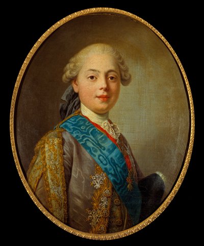 Portrait de Louis XVIII, roi de France puis comte de Provence (1755-1824) - Louis Michel van Loo