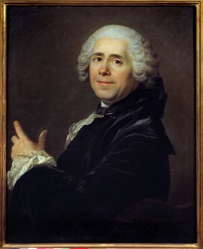 Portrait de Pierre Carlet de Chamblain de Marivaux (1688-1763) dit Marivaux, écrivain français - Louis Michel van Loo