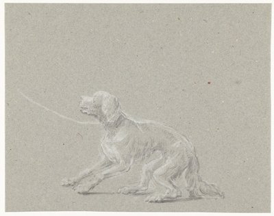 Chien en laisse - Louis Moritz