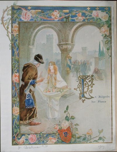 Sainte Rosalina de Villeneuve (1267-1329) vers 1900 - Louis Ollier