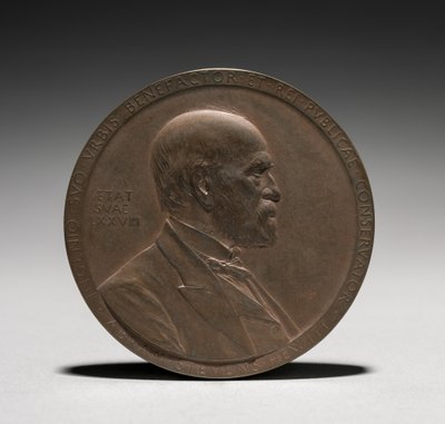 Médaille : Abram Stevens Hewitt - Louis Oscar Roty