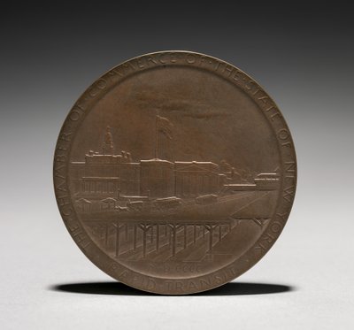 Médaille: Abram Stevens Hewitt verso, 1875-1925 - Louis Oscar Roty