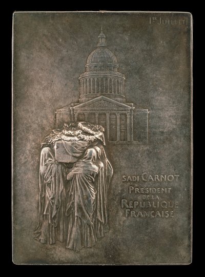 Le corps du président Sadi Carnot porté au Panthéon [avers], 1894 - Louis Oscar Roty