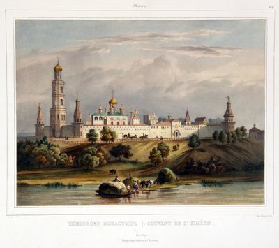 Le Couvent de Saint Simon, Moscou - Louis Philippe Alphonse Bichebois