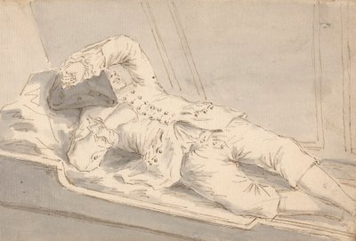 Homme endormi dans une couchette à bord d