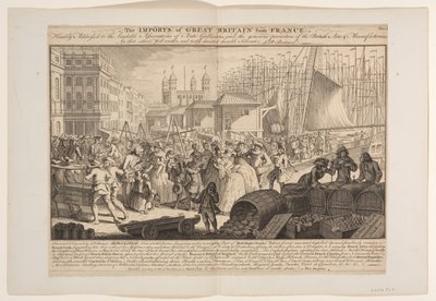 Les importations de la Grande-Bretagne depuis la France - Louis Philippe Boitard