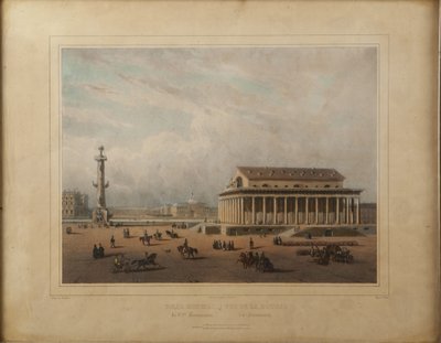 Bourse de Saint-Pétersbourg, fin des années 1840 - Louis Pierre Alphonse Bichebois