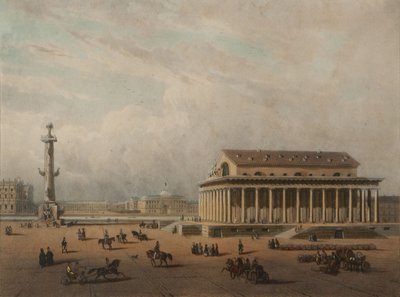 Bourse de Saint-Pétersbourg, fin des années 1840 - Louis Pierre Alphonse Bichebois
