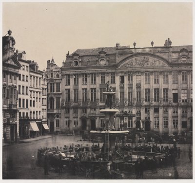 Sans titre Construction de la fontaine commémorative, juillet 1856 - Louis Pierre Theophile Dubois de Nehaut