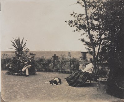 Sans titre Homme et femme se relaxant - Louis Pierre Theophile Dubois de Nehaut