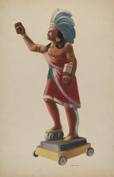 Indien de magasin de cigares, 1938 - Louis Plogsted