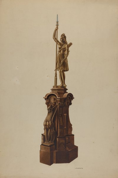 Poteau de rampe, 1938 - Louis Plogsted