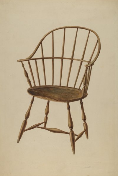 Chaise Windsor, vers 1939 - Louis Plogsted