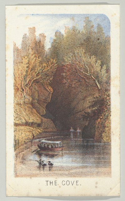 La crique, de la série, Vues de Central Park, New York, Partie 3 - Louis Prang