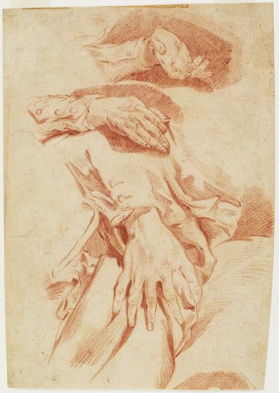 Études de mains, 1770s-1780s - Louis Rolland Trinquesse
