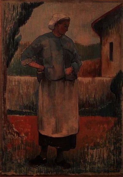 Femme de fermier en sabots - Louis Roy