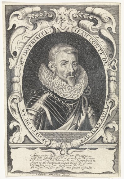 Portrait de Johann Tserclaes, Comte de Tilly - Louis Spirinx