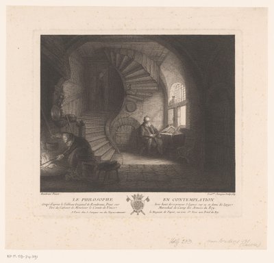 Le philosophe en contemplation - Louis Surugue