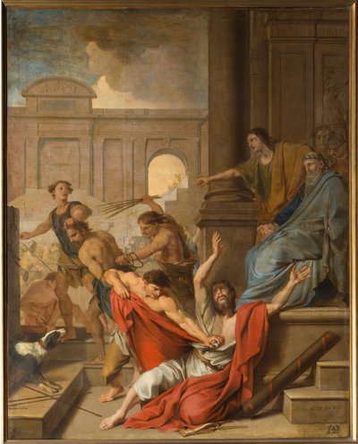 La flagellation de Saint Paul - Louis Testelin