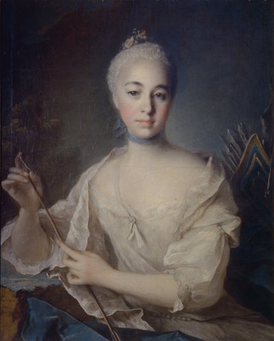Portrait de la Comtesse Anna Vorontsova 1743-1769, vers 1758 - Louis Tocqué