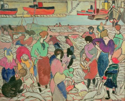 Achat de poisson à Boulogne - Louis Valtat