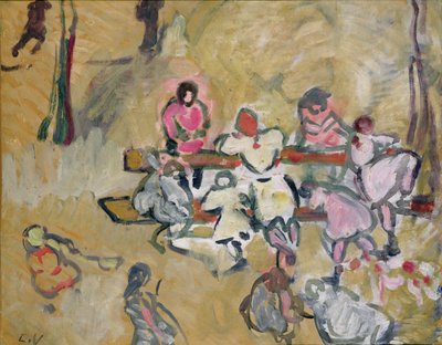 Enfants jouant rue Caulaincourt, c.1907-14 - Louis Valtat