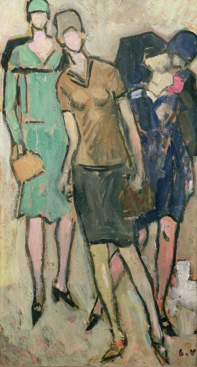 Figure et jeune fille en pull-over - Louis Valtat